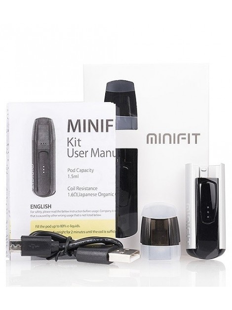 Lot de 3 pods de 1.5ml et 1.6 Ohm Minifit 370 mAh de Justfog