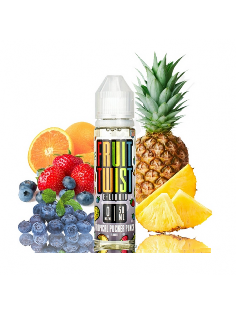 FRUIT TWIST E-LIQUIDS - TROPICAL PUCKER PUNCH - 60ML